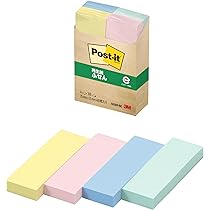 Amazon.co.jp: ポストイット 付箋 お買得パック ふせん パステル